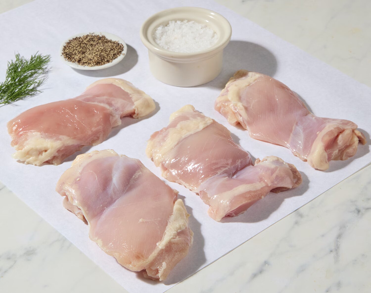 Farmer Focus Organic Boneless Skinless Chicken Thighs, image 2 of 2 slides