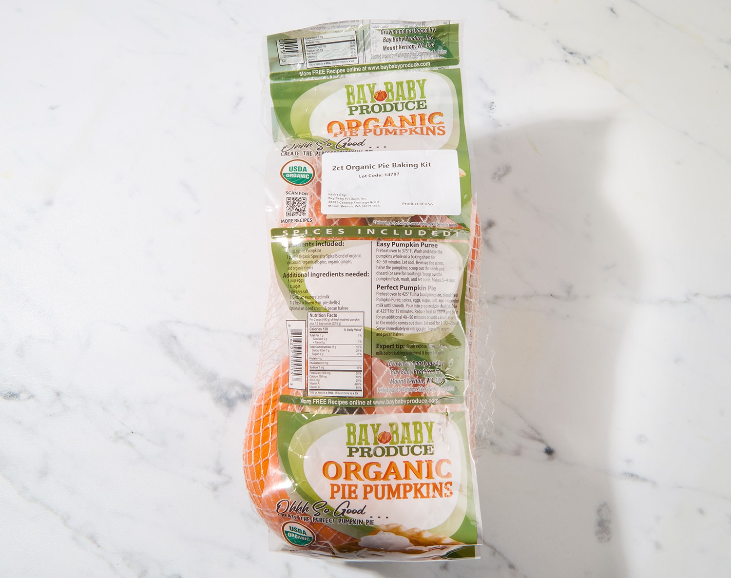 Bay Baby Farms Organic Pie Baking Kit