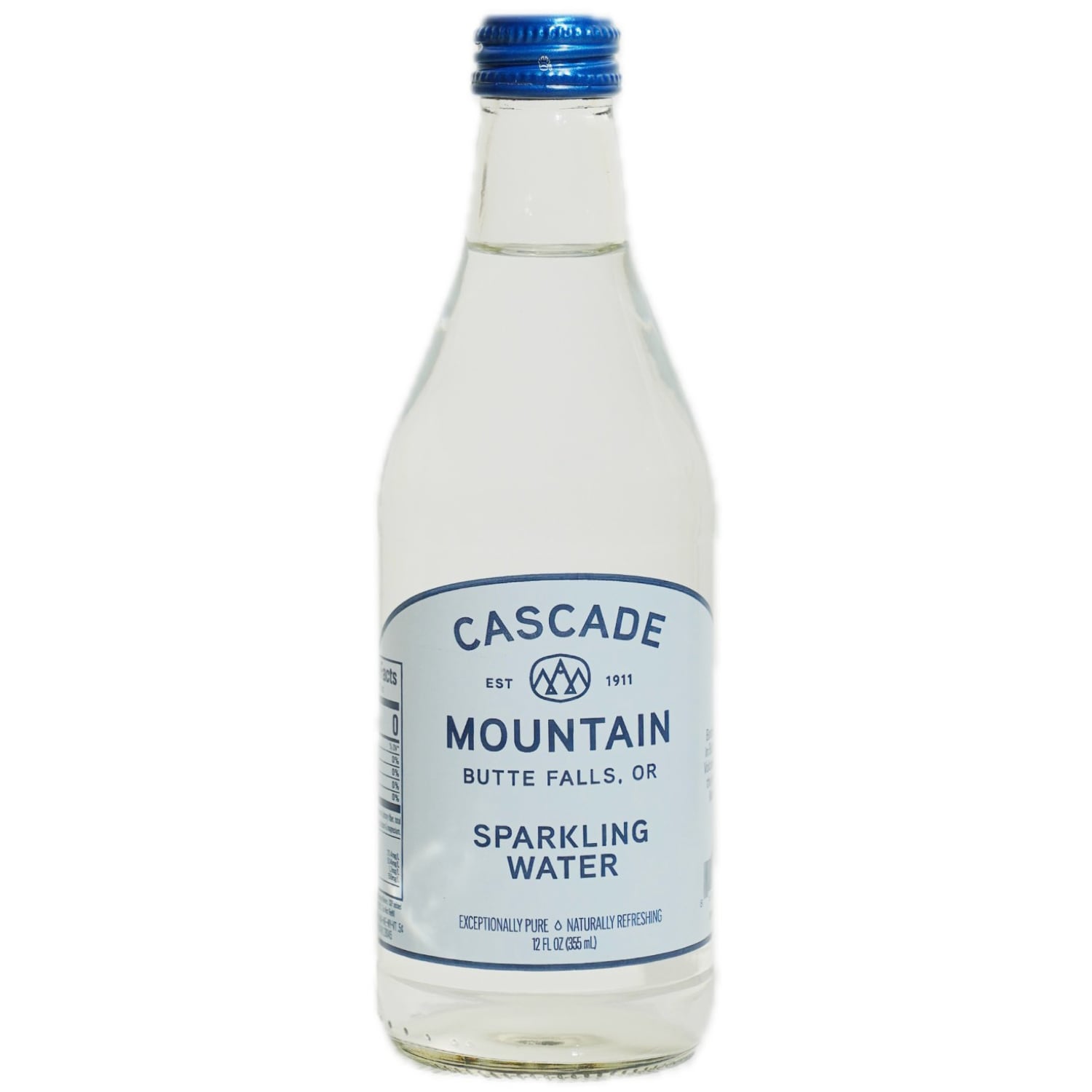 Cascade Mountain Sparkling Water, Glass Bottle