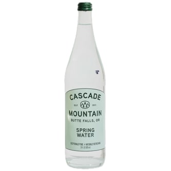 Cascade Mountain Spring Water, Glass Bottle