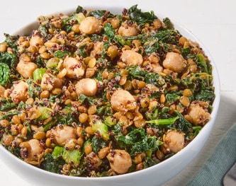 FreshDirect Curried Lentil, Quinoa, Chickpea & Kale Super Salad, Regular