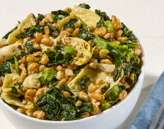 FreshDirect Kale, Farro and Roasted Artichoke Salad, Small
