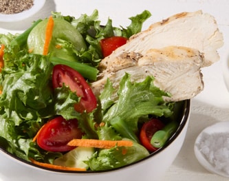 FreshDirect Green Salad with Grilled Chicken