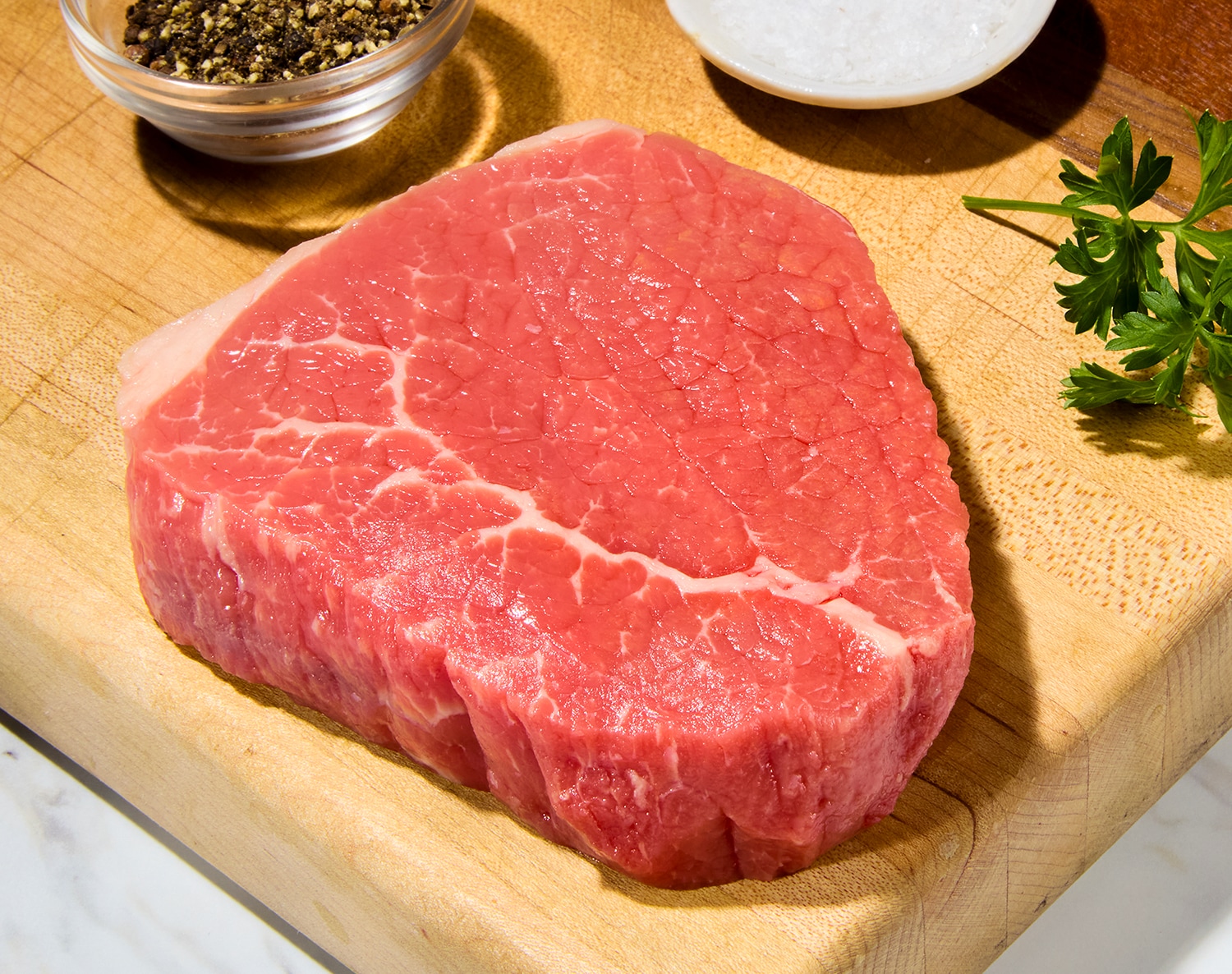 100% Grass-Fed Beef Eye Round Steak, image 2 of 2 slides