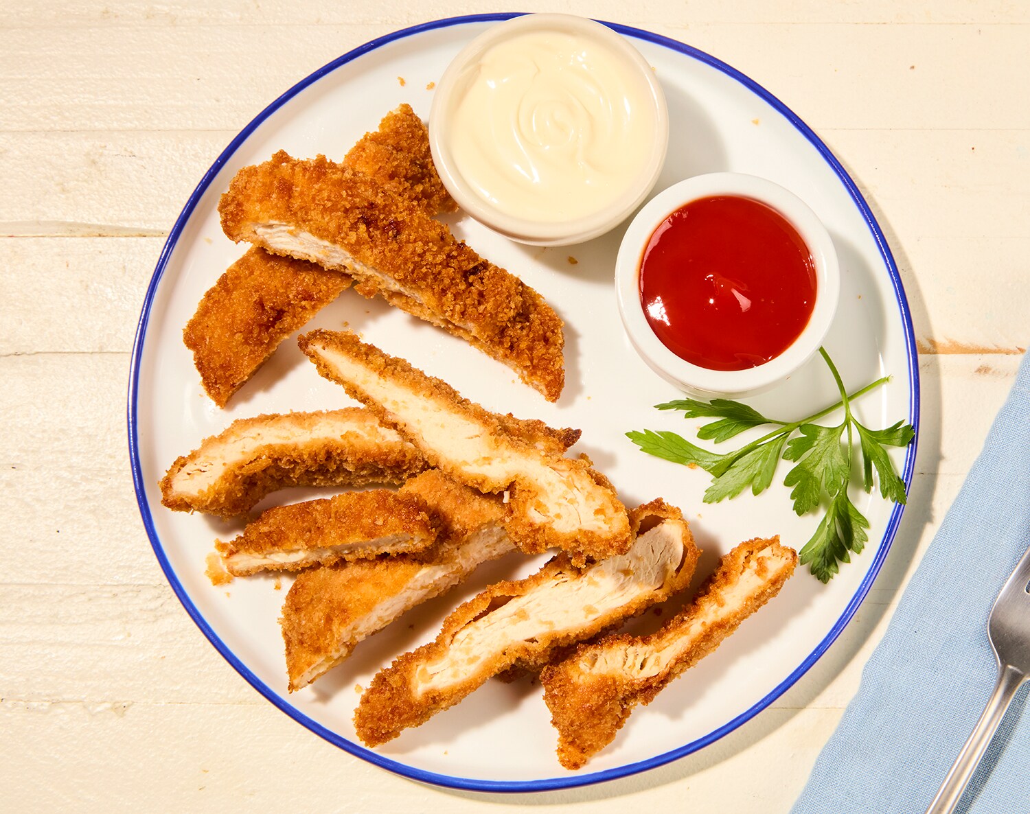 FreshDirect Breaded Chicken Cutlet, Sliced, image 2 of 2 slides