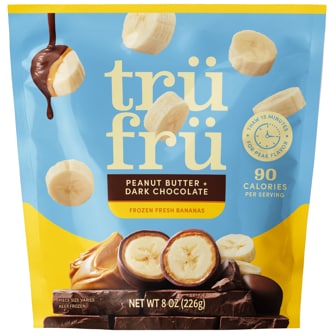 Tru Fru Bananas in Peanut Butter & Dark Chocolate, Frozen