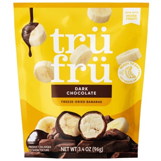 Tru Fru Freeze Dried Bananas in Dark Chocolate