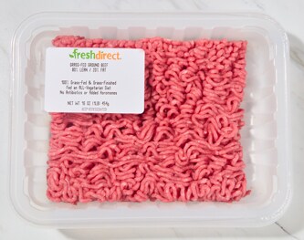 Just FreshDirect 100% Grass-Fed 80% Lean Ground Beef, Fresh