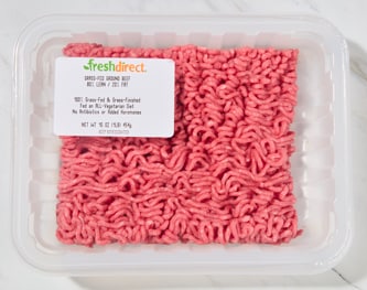 Just FreshDirect 100% Grass-Fed 80% Lean Ground Beef, Fresh