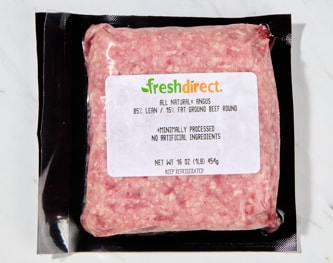 Just FreshDirect Angus 85% Lean Ground Beef, Fresh