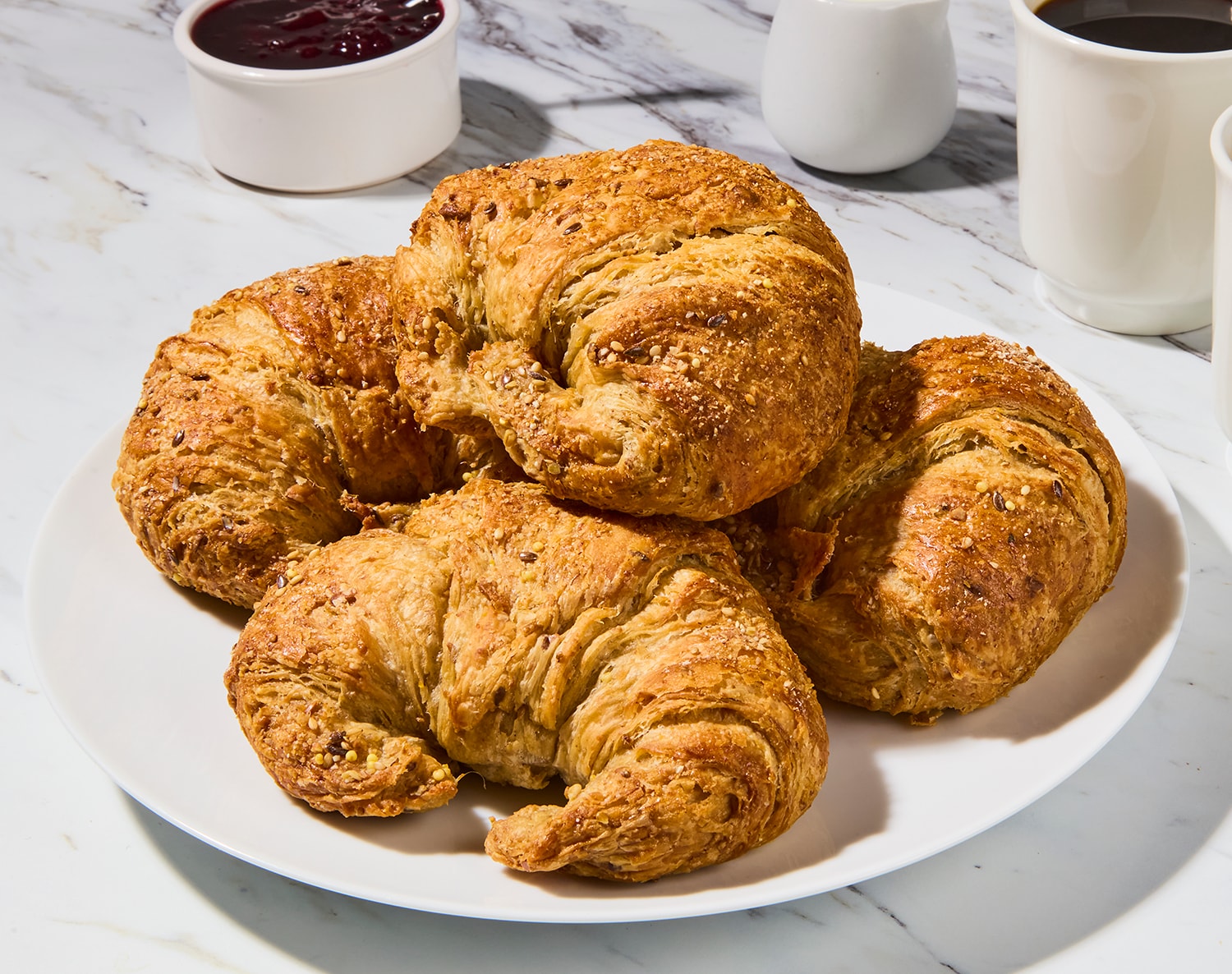 FreshDirect Oven-Ready Multi-Grain Croissants, Frozen