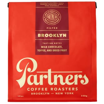 Partners Whole Bean Coffee, Brooklyn Blend