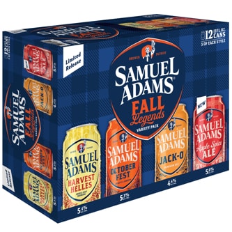 Samuel Adams Fall Legends Variety Pack, Cans