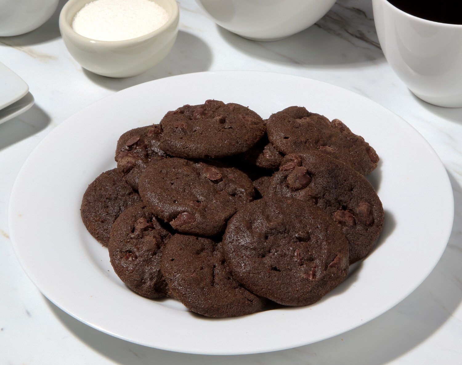FreshDirect Mini Double Chocolate Chunk Cookies, image 1 of 2 slides