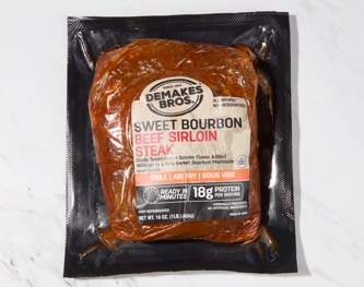 Demakes Bros. Beef Sirloin Steak, Sweet Bourbon, Frozen