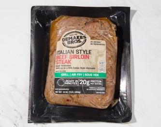 Demakes Bros. Beef Sirloin Steaks, Italian Style, Frozen