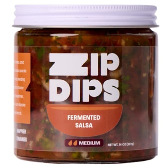 Ziplife Foods Zip Dips Fermented Salsa, Medium