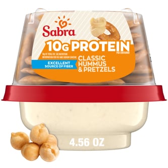 Sabra Snackers, Classic Hummus & Pretzels