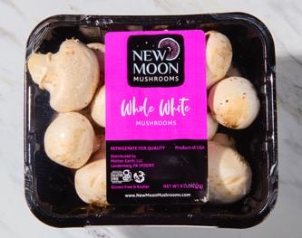 White Button Mushrooms, Packaged