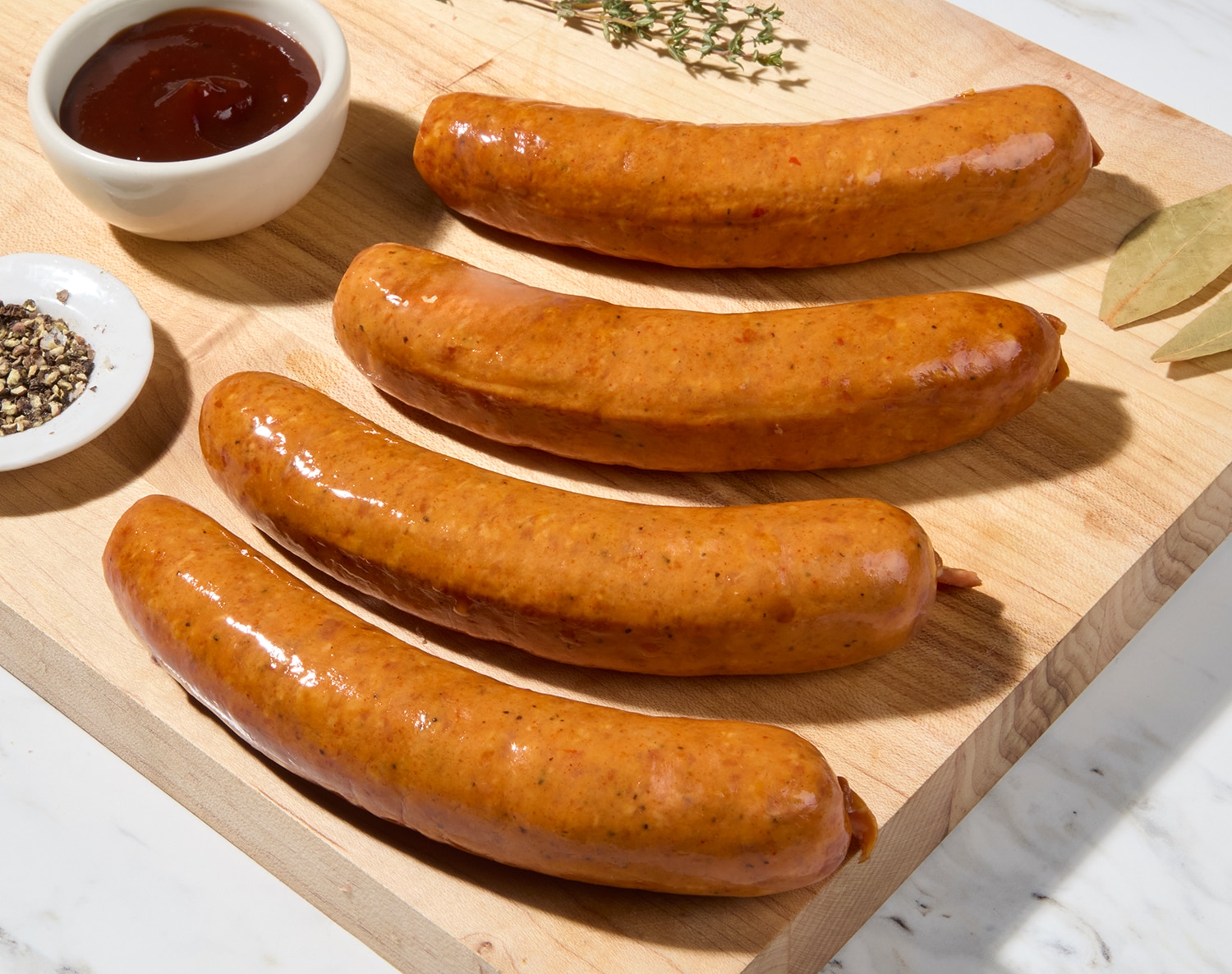 Pasture-Raised Heritage Pork Smoked Andouille Sausage, Non-GMO, Raised w/o Antibiotics, image 2 of 2 slides