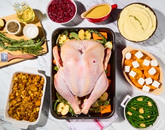 FreshDirect Medium Thanksgiving Dinner with Raw Turkey (Serves 7-10)