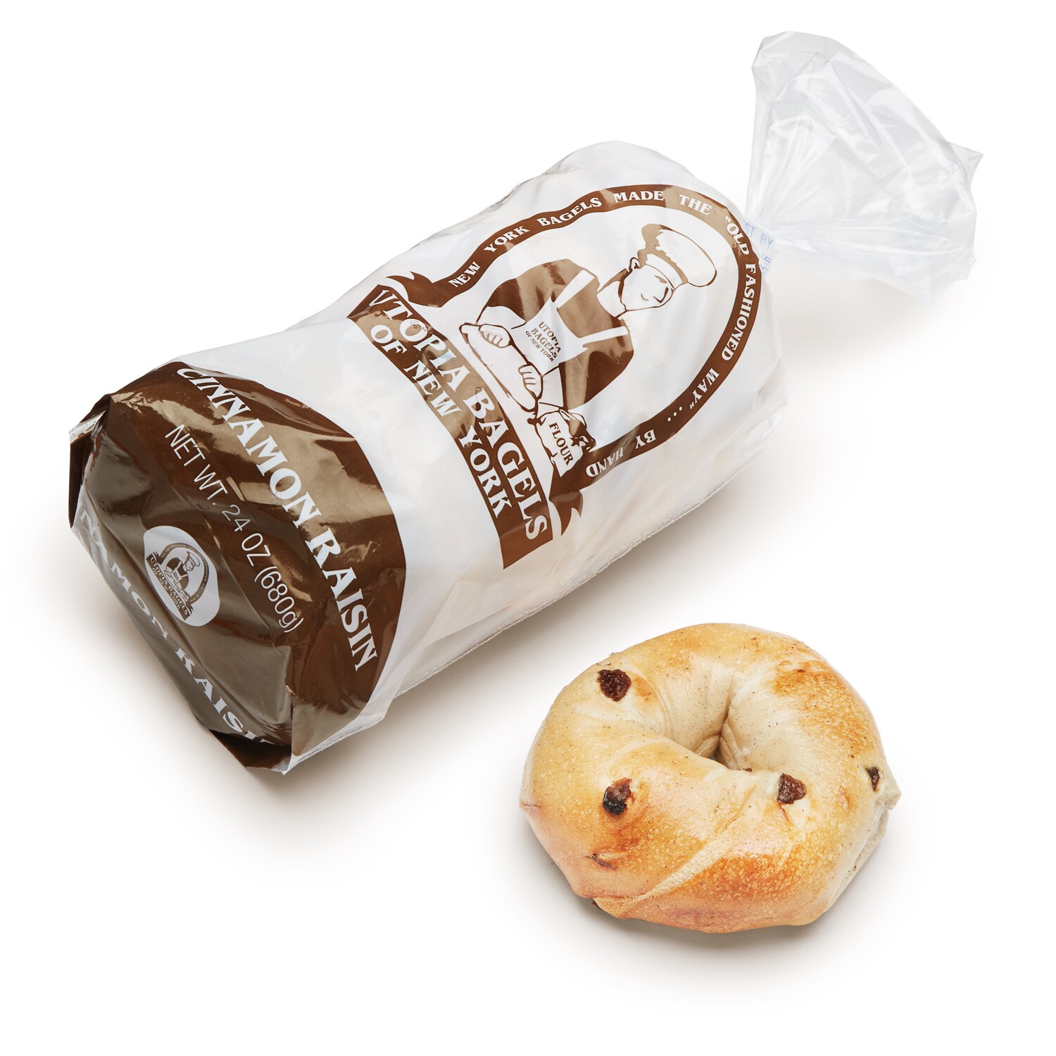 Utopia Bagels of New York Cinnamon Raisin Bagels FreshDirect