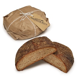 Brooklyn Mills Stone Ground Whole Grain Peasant Bread, Frozen