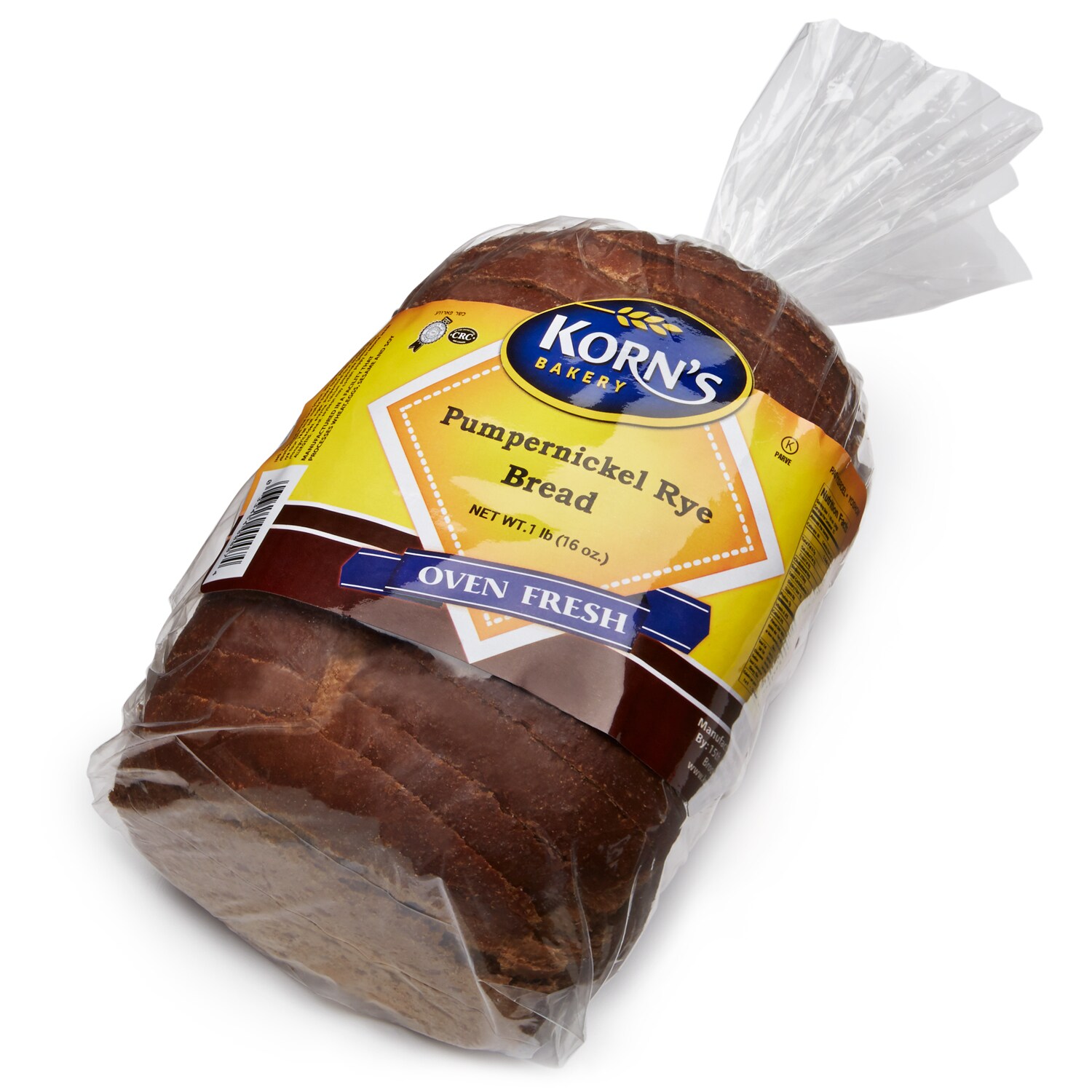 Korn's Bakery Pumpernickel-Rye Bread