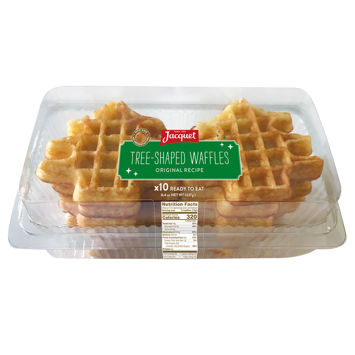 Jacquet Tree-Shaped Waffles