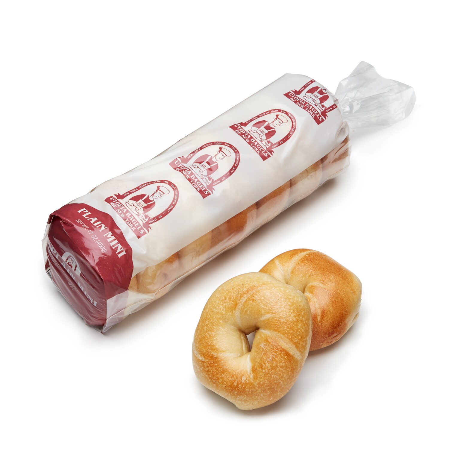 Utopia Bagels of New York Plain Mini Bagels FreshDirect