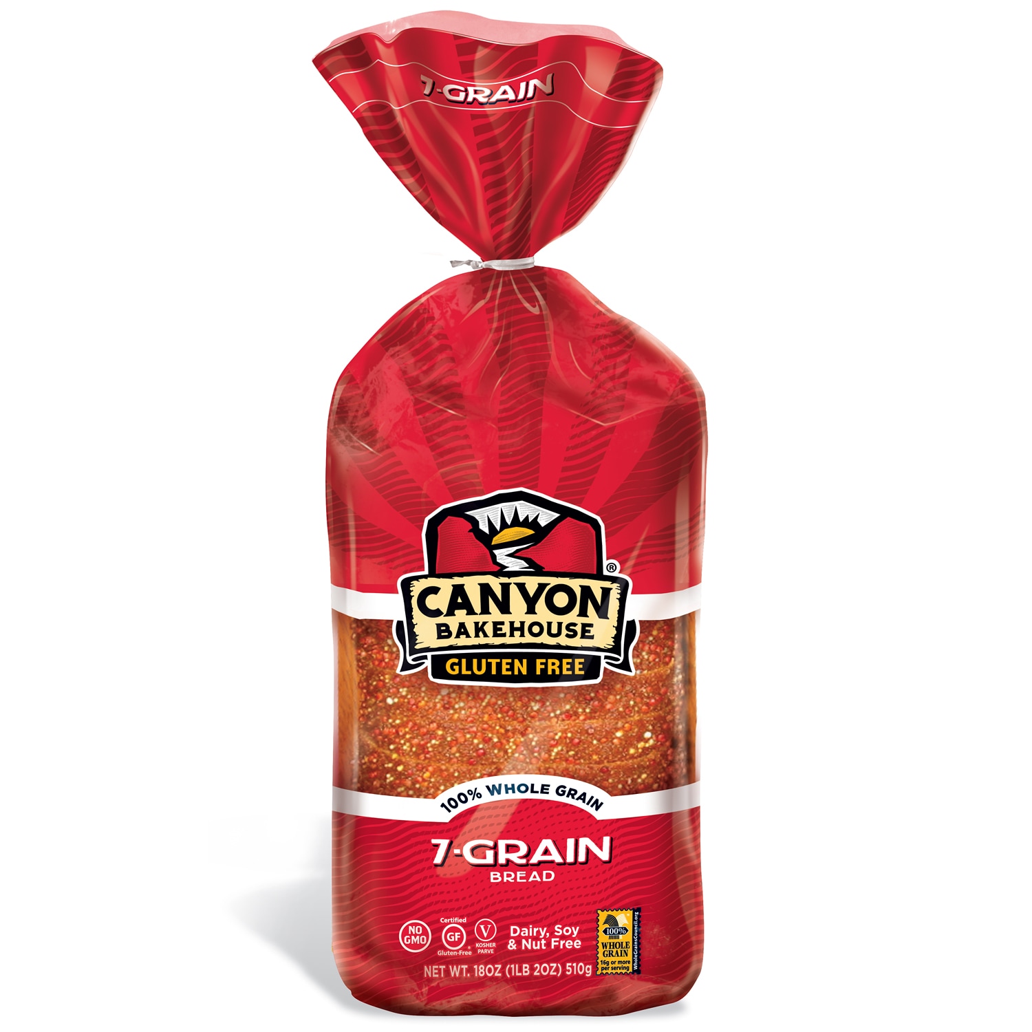Canyon Bakehouse Gluten Free 7 Grain Bread, Frozen