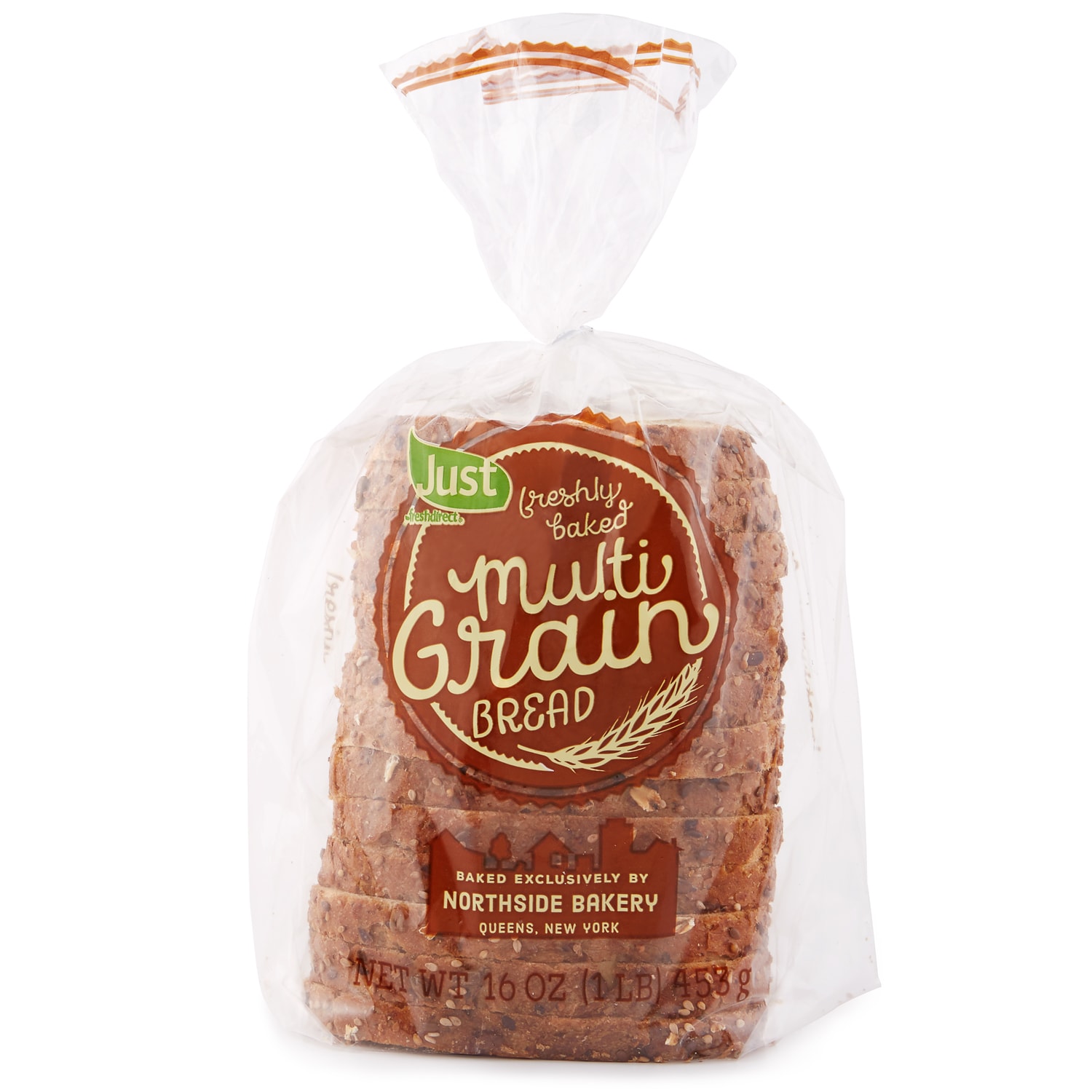 Just FreshDirect All-Natural Multigrain Bread 