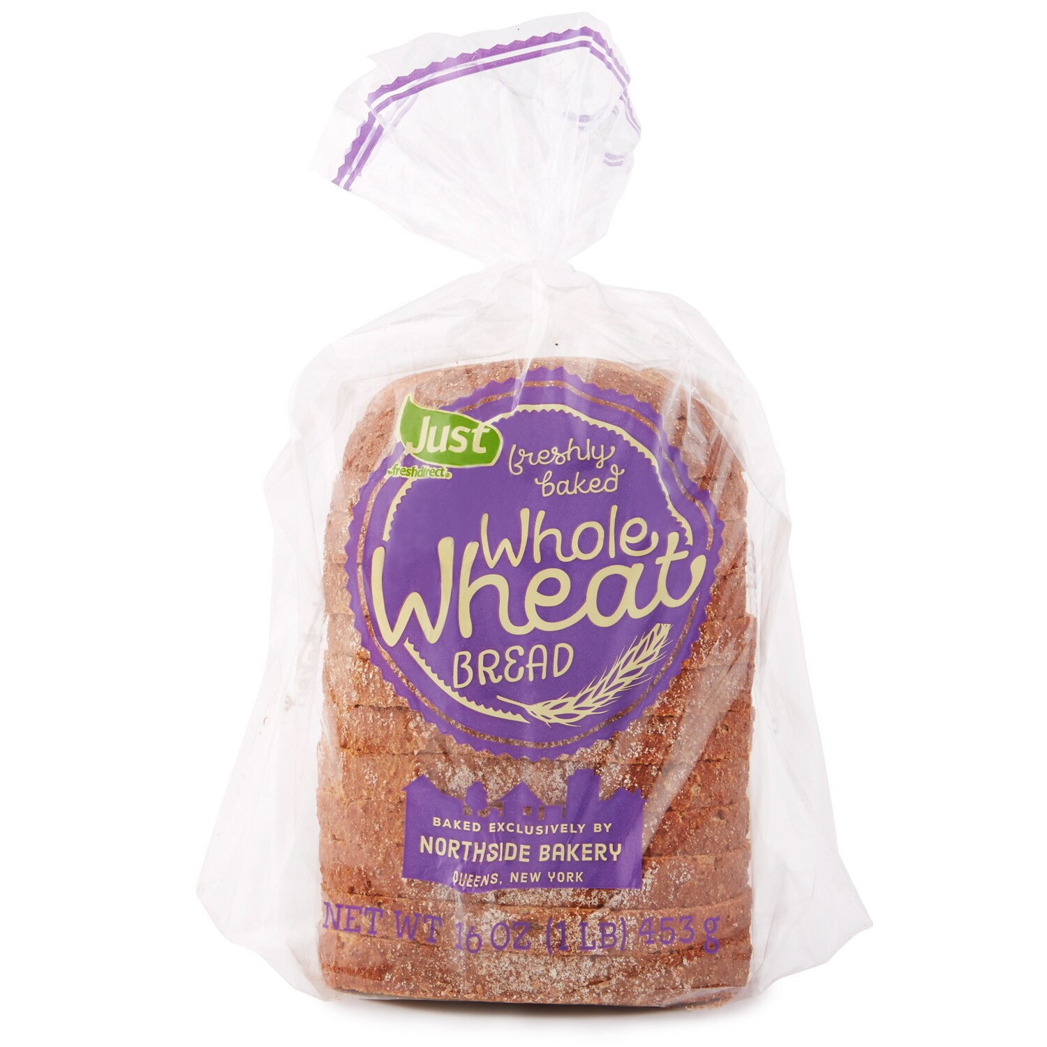 Just FreshDirect All-Natural Whole Wheat Bread