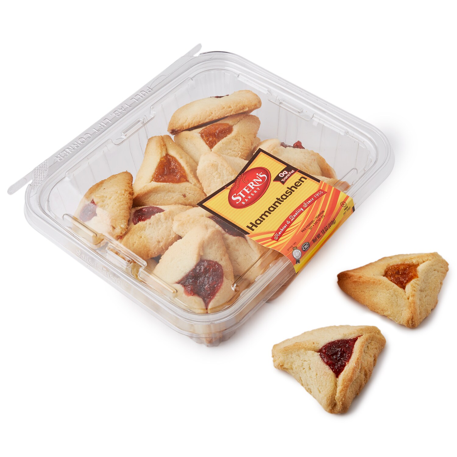 Stern's Raspberry & Apricot Hamantashen