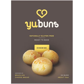 Yu Bakery Ready to Bake Gluten Free YuBuns, Cheese, Frozen