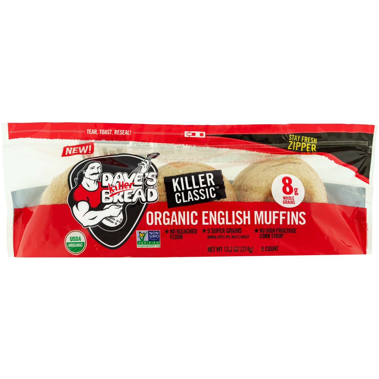 Order Dave's Killer Bread Organic English Muffins, Killer Classic Fast Delivery