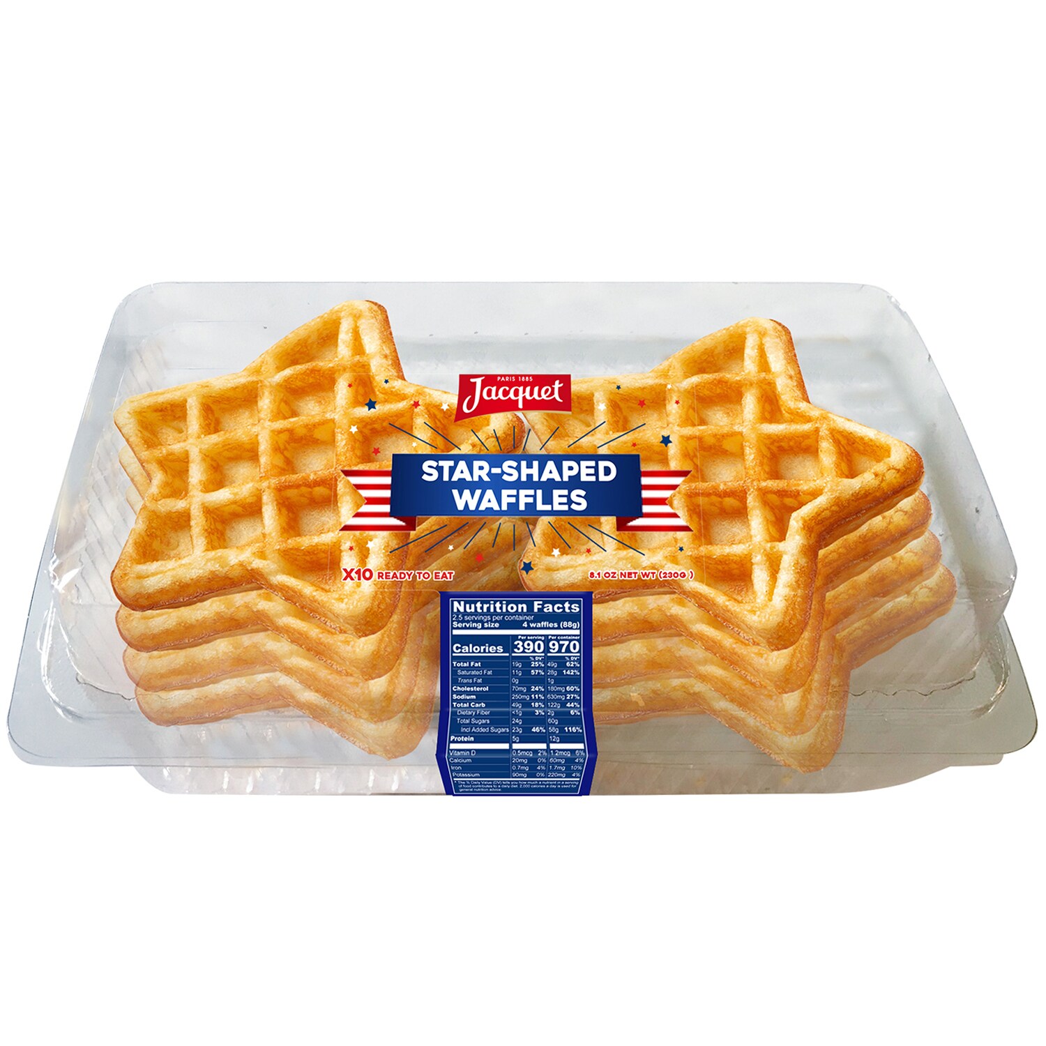 Jacquet Star-Shaped Waffles