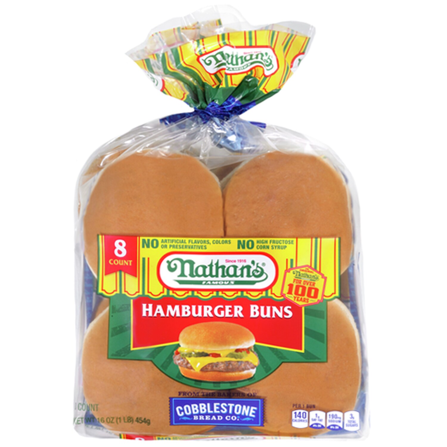 Nathan's Famous Hamburger Buns