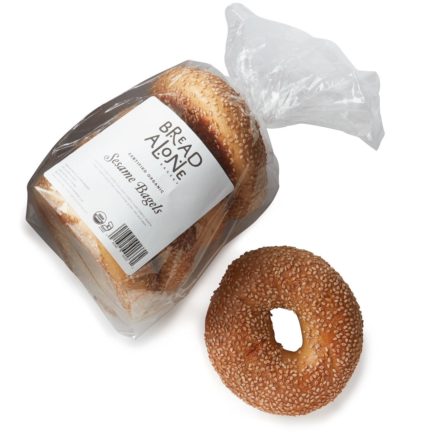 Bread Alone Organic Bagels, Sesame