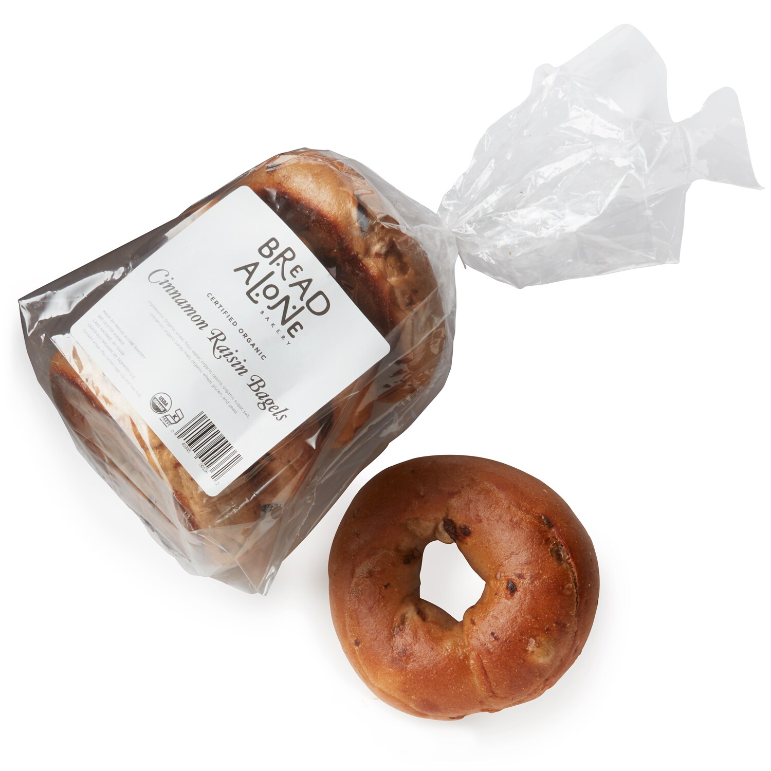 Bread Alone Organic Bagels, Cinnamon Raisin