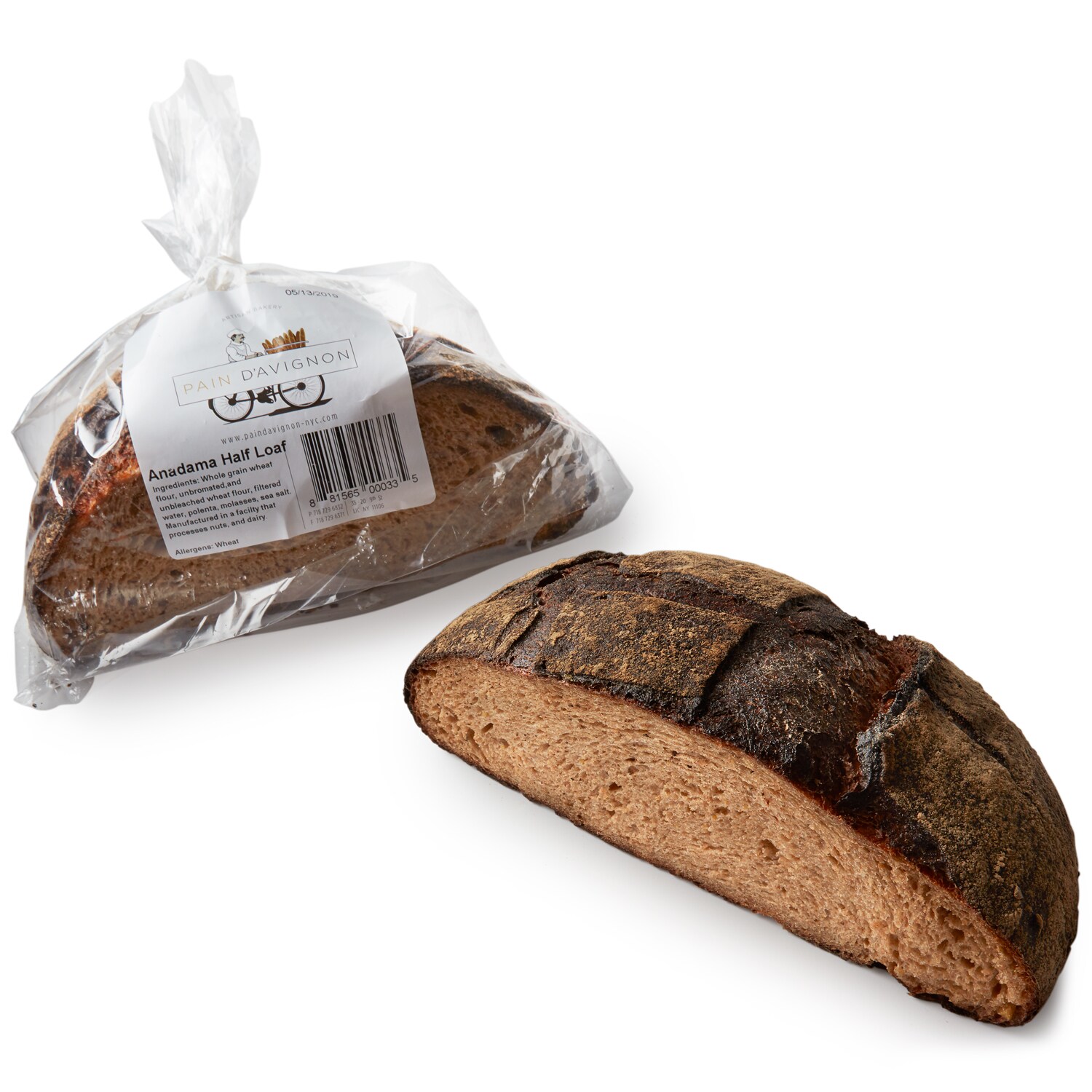 Pain d'Avignon Anadama New England Brown Bread