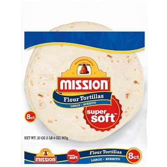 Mission Flour Tortillas, Large