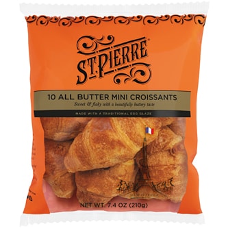 St. Pierre All Butter Mini Croissants, Frozen