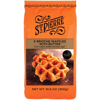 St. Pierre Brioche Waffles with Butter, Frozen