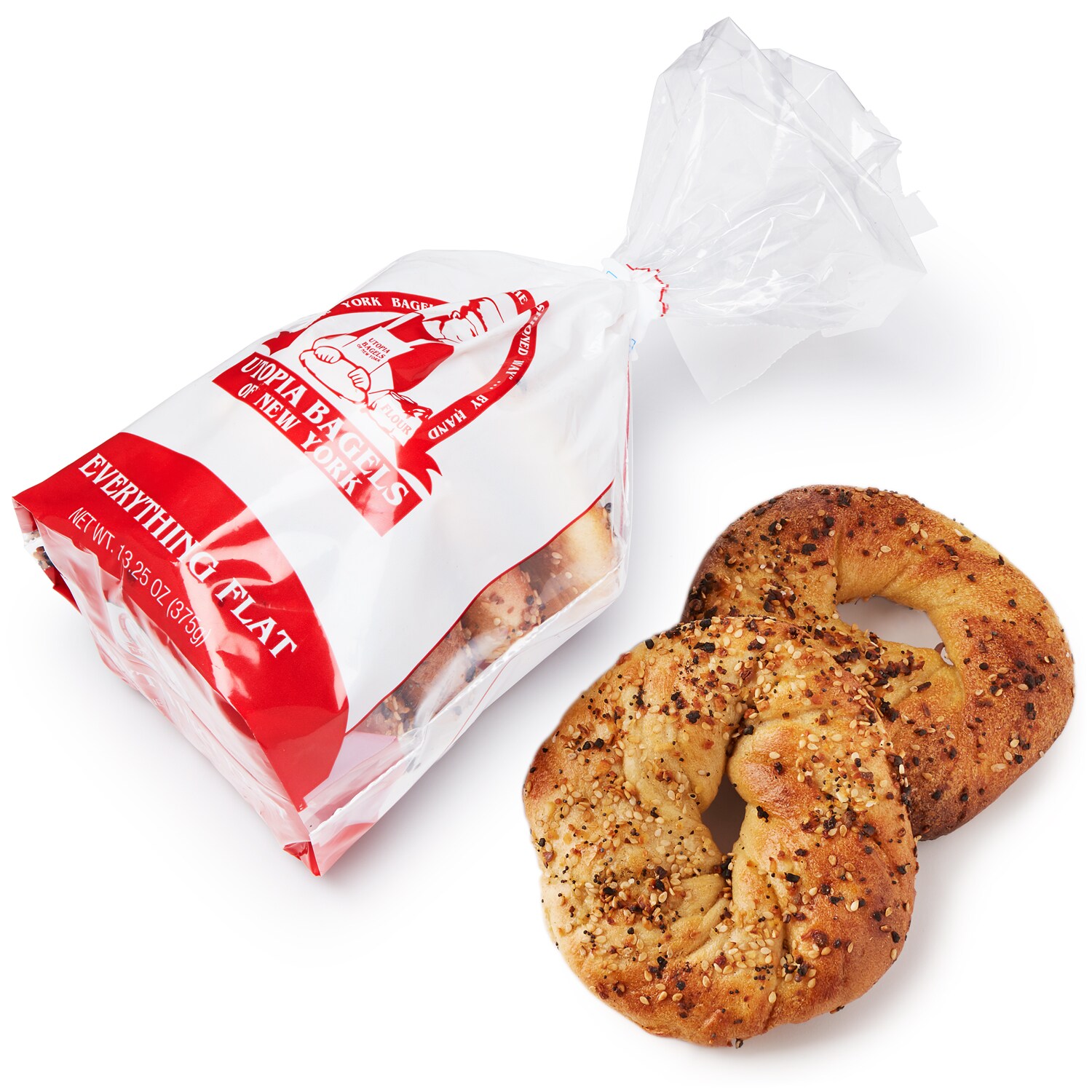 Utopia Bagels of New York Everything Flats, Frozen