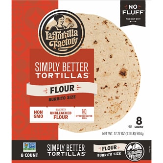 La Tortilla Factory Flour Tortillas, Burrito Size