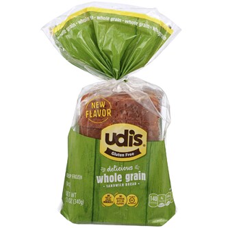 Udi's Gluten Free Delicious Multigrain Sandwich Bread, Frozen