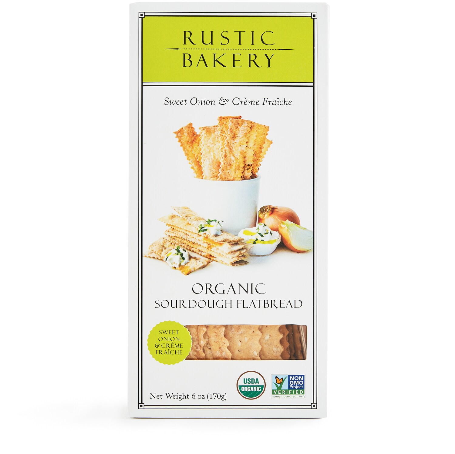 Rustic Bakery Organic Sourdough Flatbread, Sweet Onion & Crème Fraîche