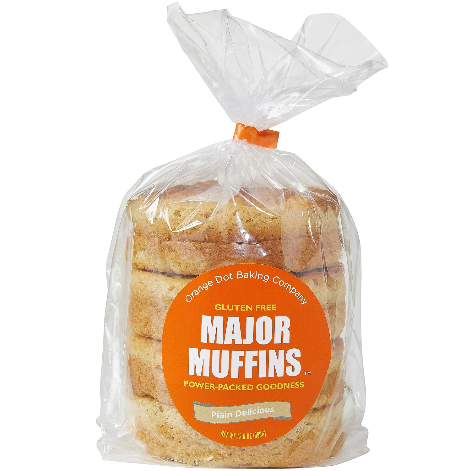 Orange Dot Baking Company Gluten Free English Muffins, Plain Delicious, Frozen