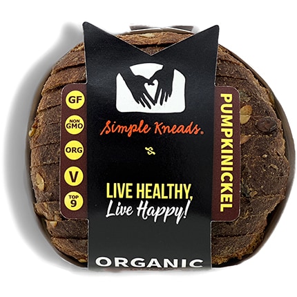 Simple Kneads Organic Gluten-Free Pumpkinickel Bread, image 2 of 2 slides